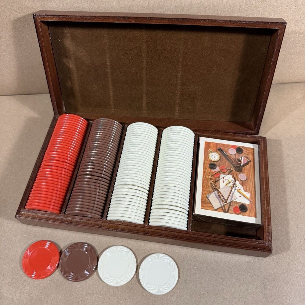 Vintage 1984 Gallery Originals Poker Set One Deck Of Playing Cards